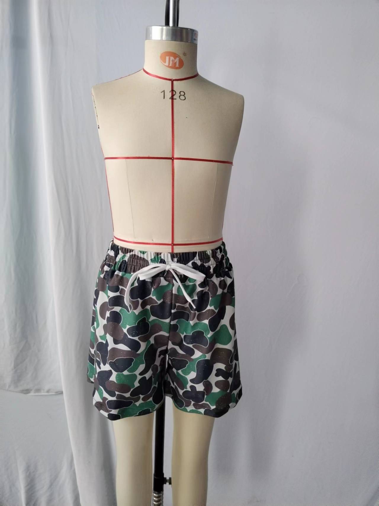 Baby Boys Summer Green Camo Trunks Swimsuits