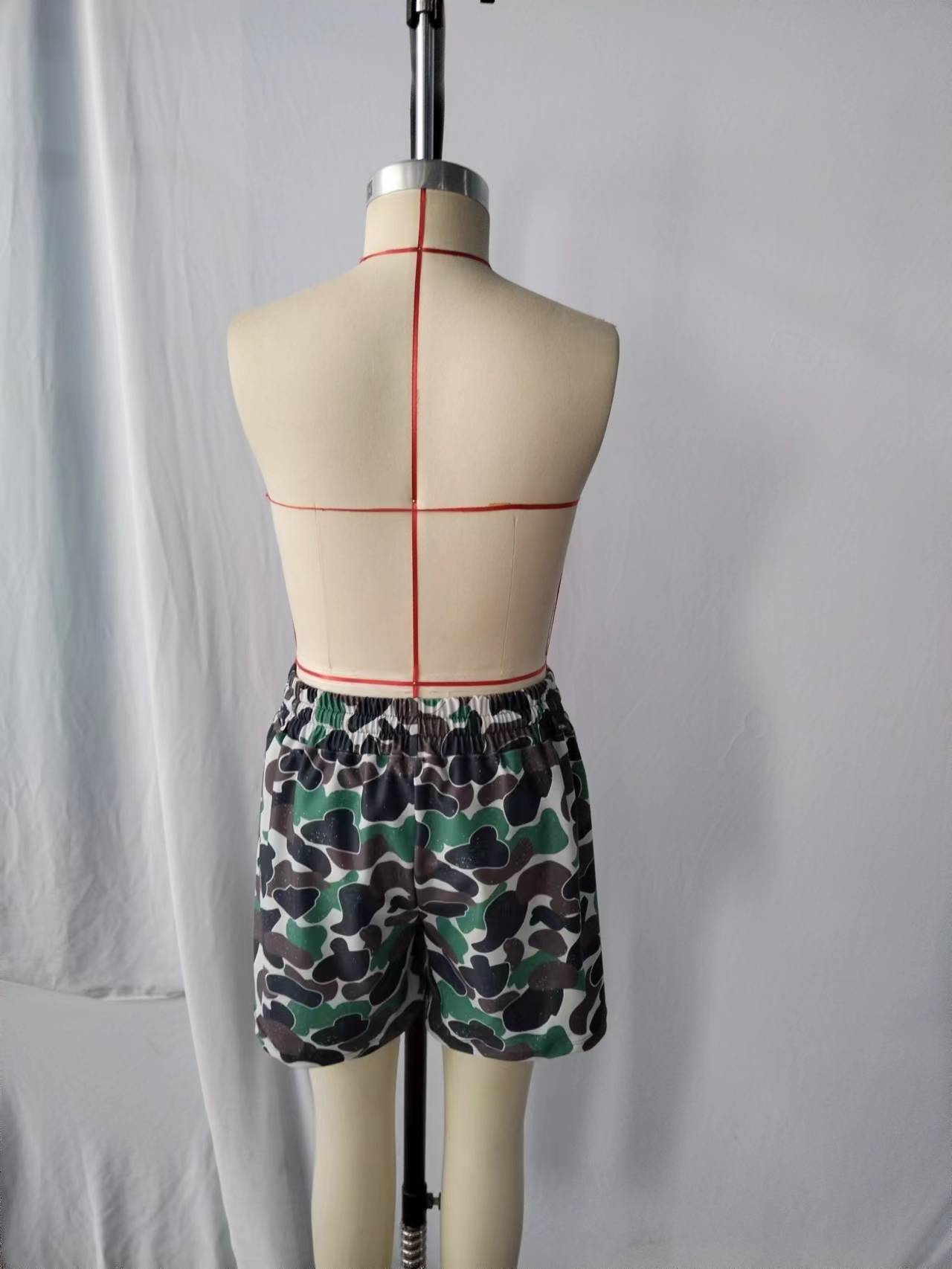 Baby Boys Summer Green Camo Trunks Swimsuits