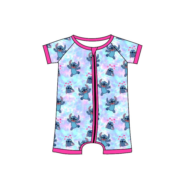 Baby Toddler Girls Inspired Mouse Short Sleeve Rompers preorder(moq 5)