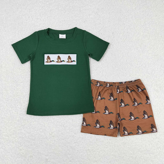 Baby Girls Boys Ducks Sibling Rompers Clothes Sets