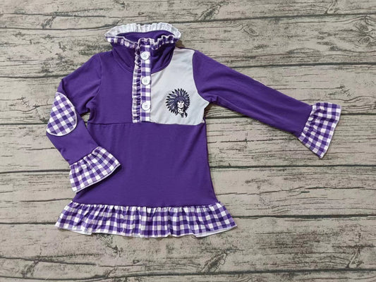 Baby Girls Bucks Team Long Sleeve Pullovers Tops preorder(moq 5)