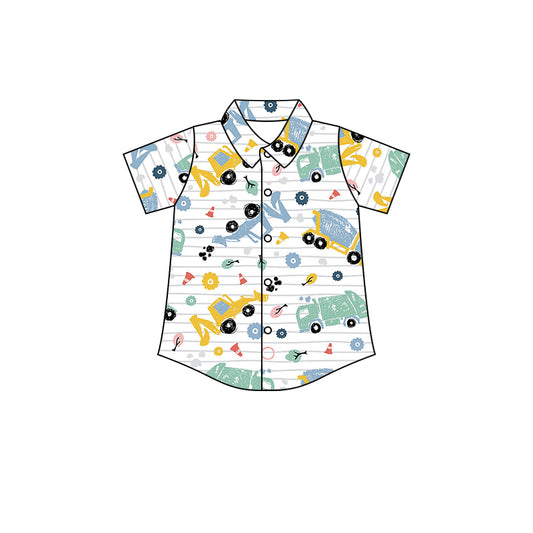 Baby Boys Construction Tops Tee Shirts preorder(moq 5)