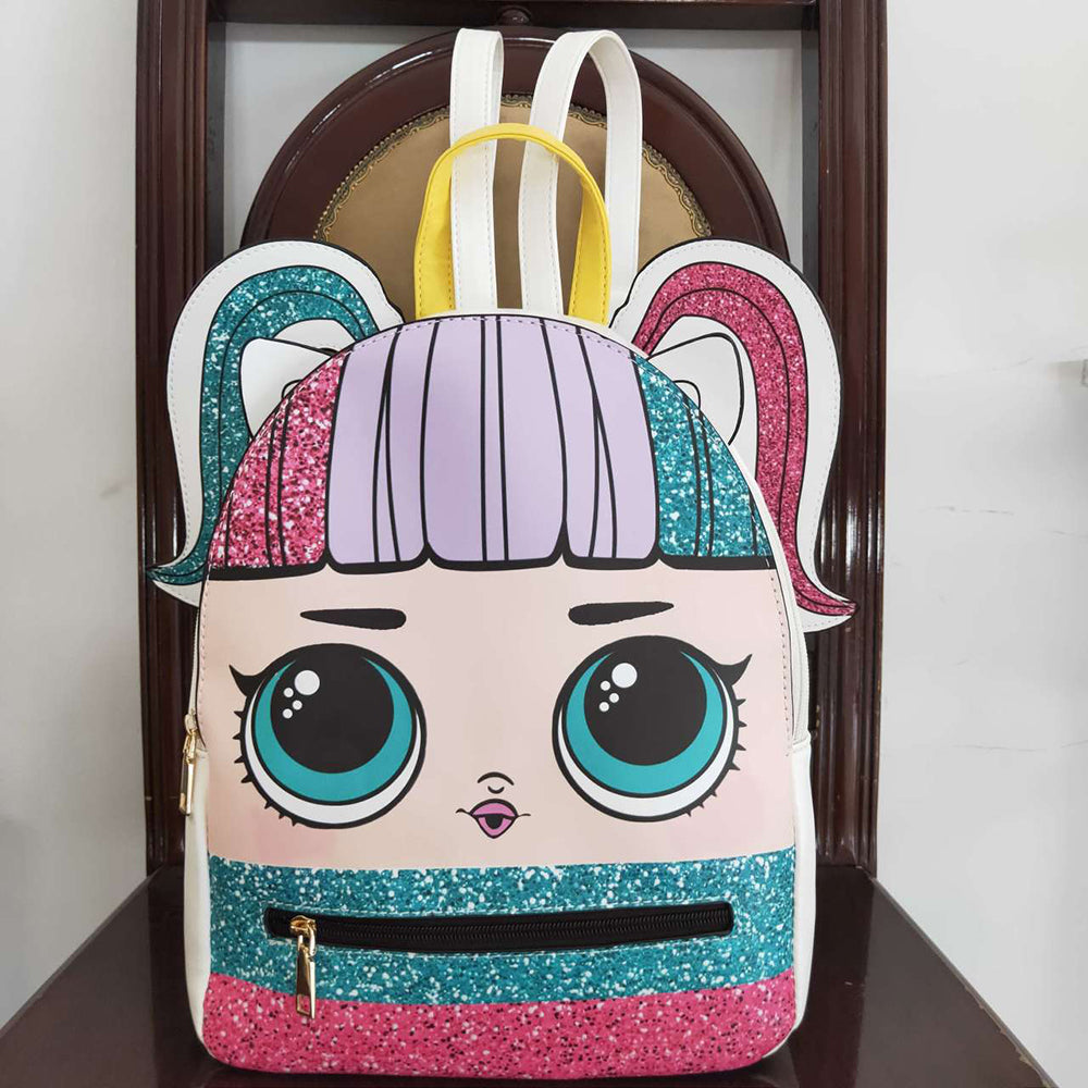 Baby Girls Cute Girl Head Back Bags