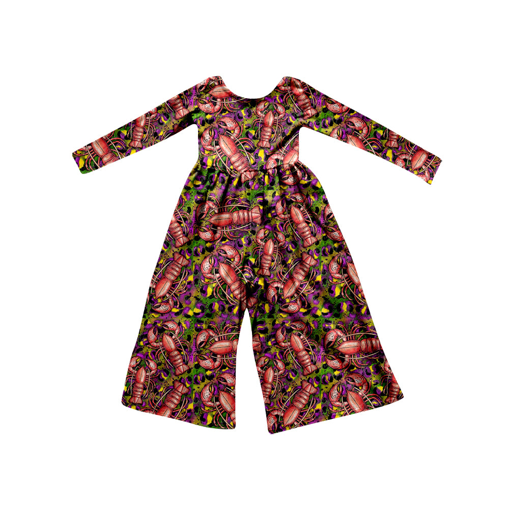 Baby Girls Crawfish Long Sleeve Jumpsuits preorder(moq 5)