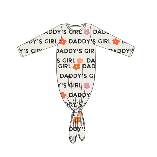 Baby Newborn Valentines Daddy's Girl Gowns preorder(moq 5)