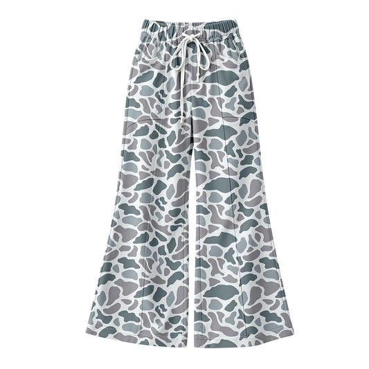 Preorder (moq 5) Adult Women Old School Grey Camouflage Pants Bottoms Trousers