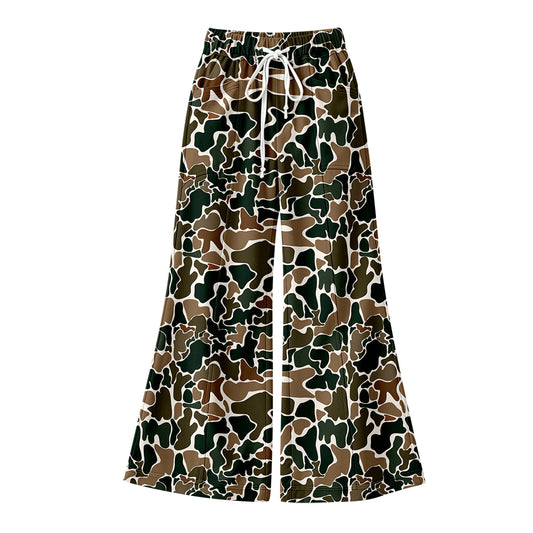 Preorder (moq 5) Adult Women Brown Camouflage Pants Bottoms Trousers