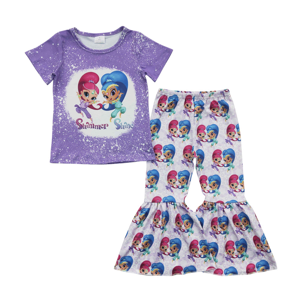 Baby Girls Cartoon Sister Bell Pants sets