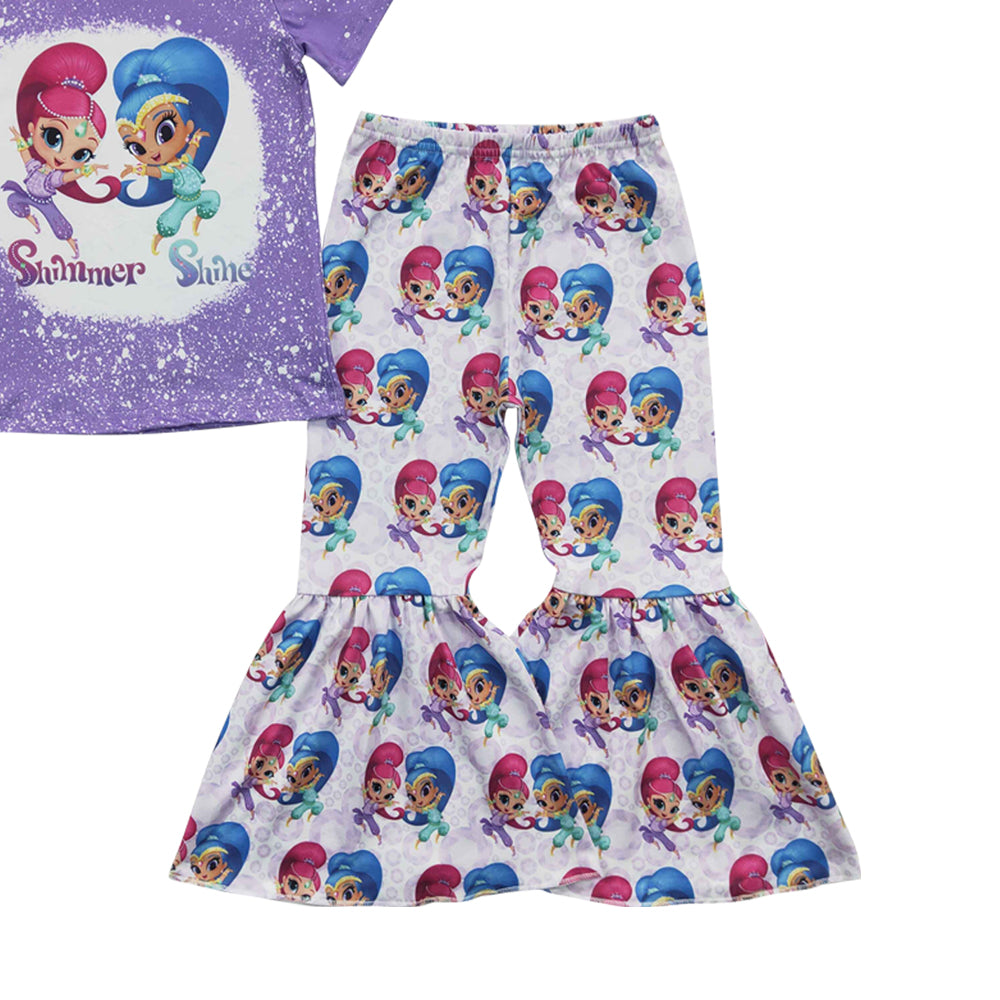 Baby Girls Cartoon Sister Bell Pants sets