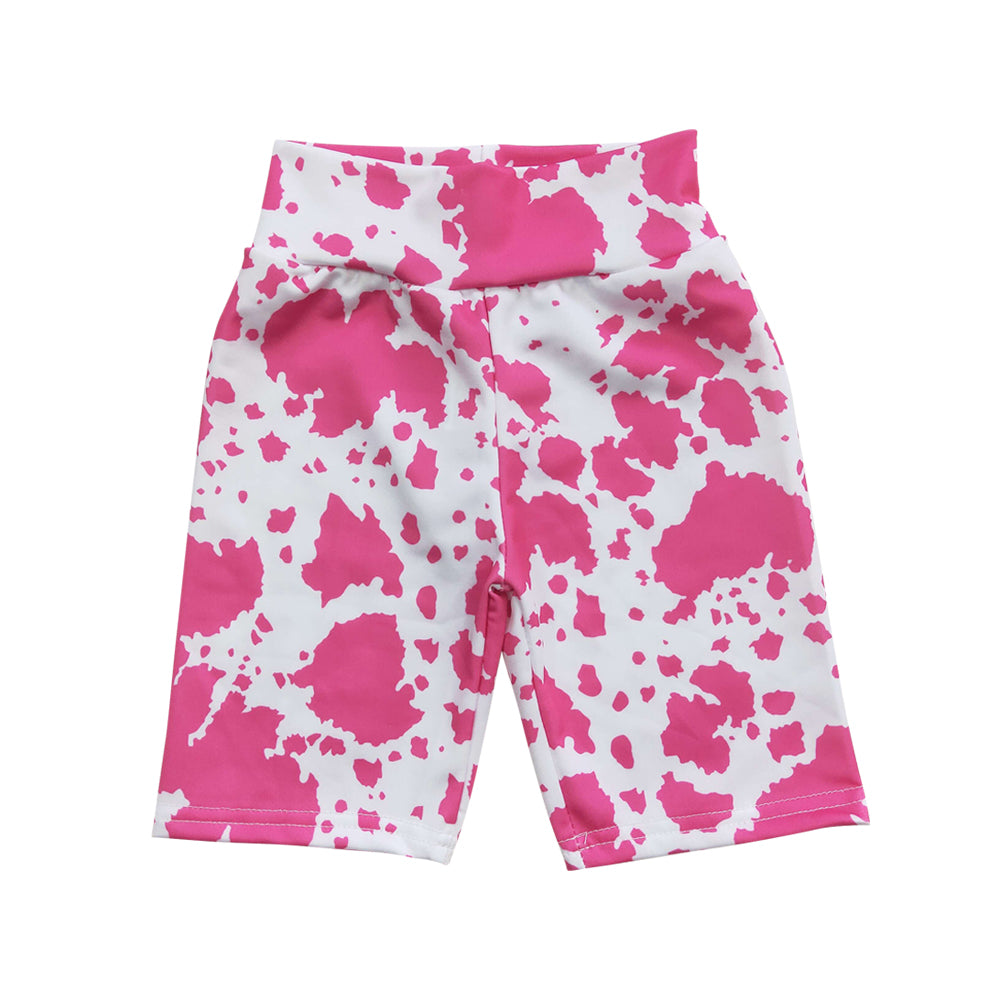 Baby Kids Girls Biking Pink Tie Dye Summer Shorts