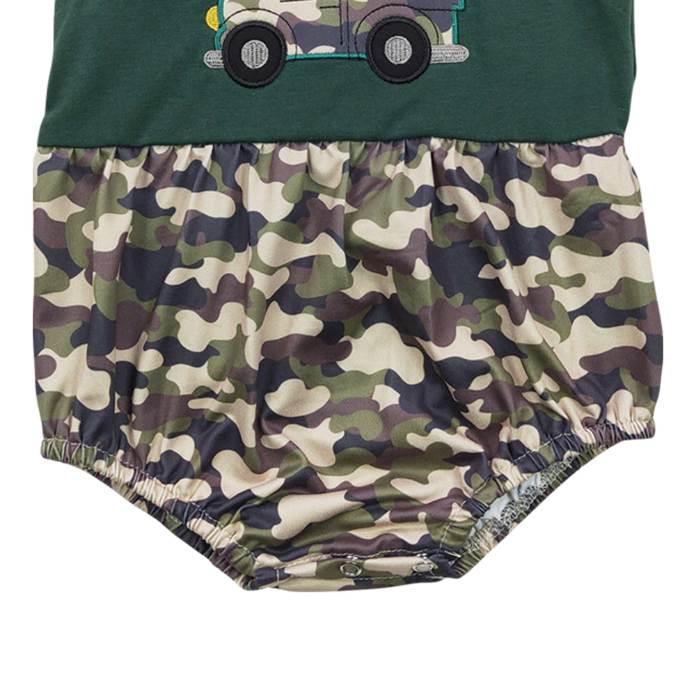 Baby Boys Summer Hunting Camo Rompers