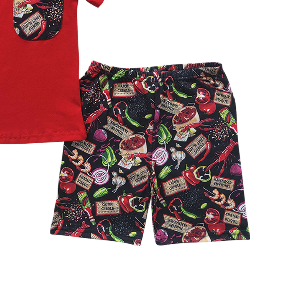 Baby Boys Lobster Summer Shorts Sets