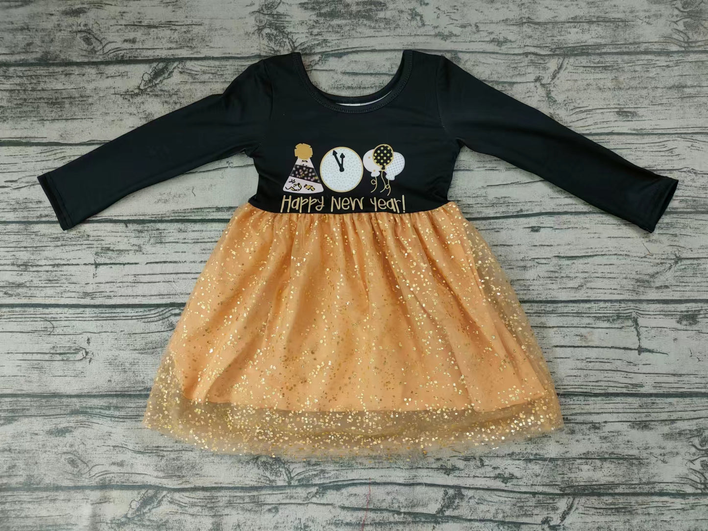 Baby girls Happy New Year tutu dresses