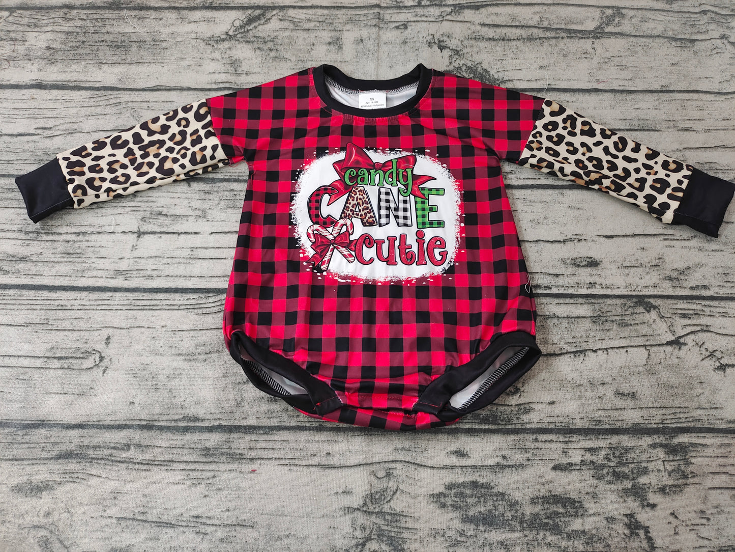 Baby Girls Christmas Candy Cute Rompers