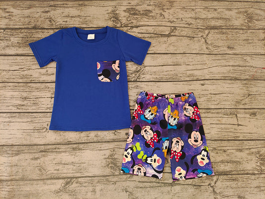 Baby Boys Animal Colorful Pockets shorts sets preorder