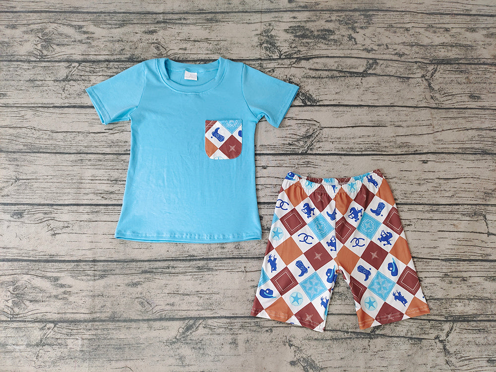 Baby Boys Boots Tee Shirts Shorts Sets