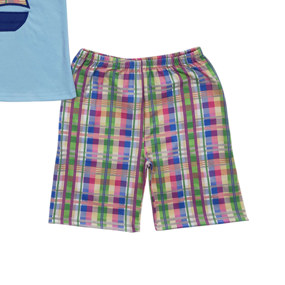 Baby Boys Summer Boats shorts Clothes Sets