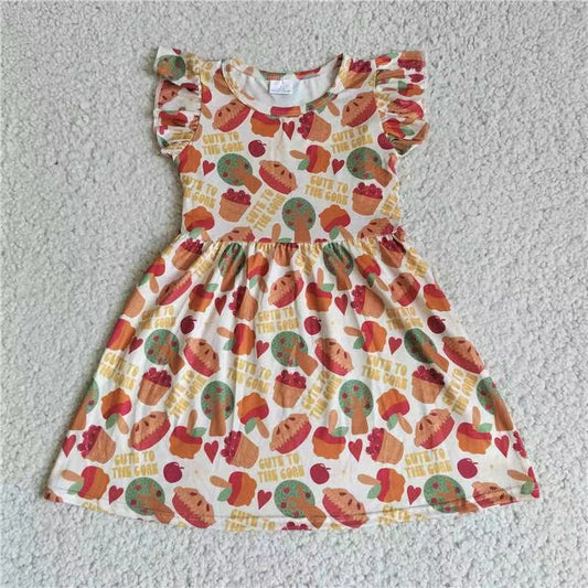 Baby girls pie pearl dresses 221104