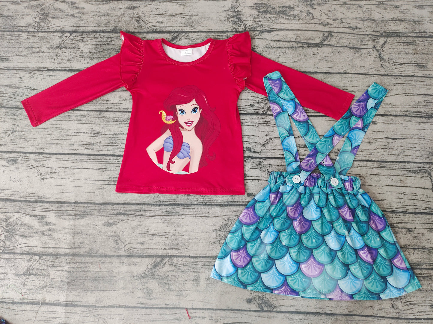 Baby Girls Mermaid Skirt clothes sets