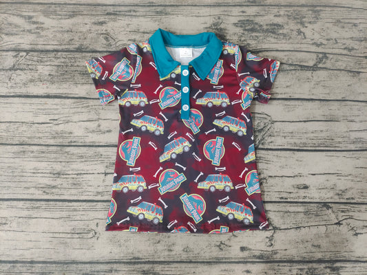 Baby Boys Dinosaur short sleeve shirts tops