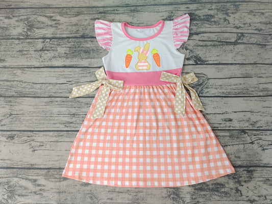 Baby Girls Easter Bunny Knee Length Bow Dresses