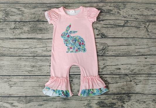 Baby Girls Easter Rabbits rompers