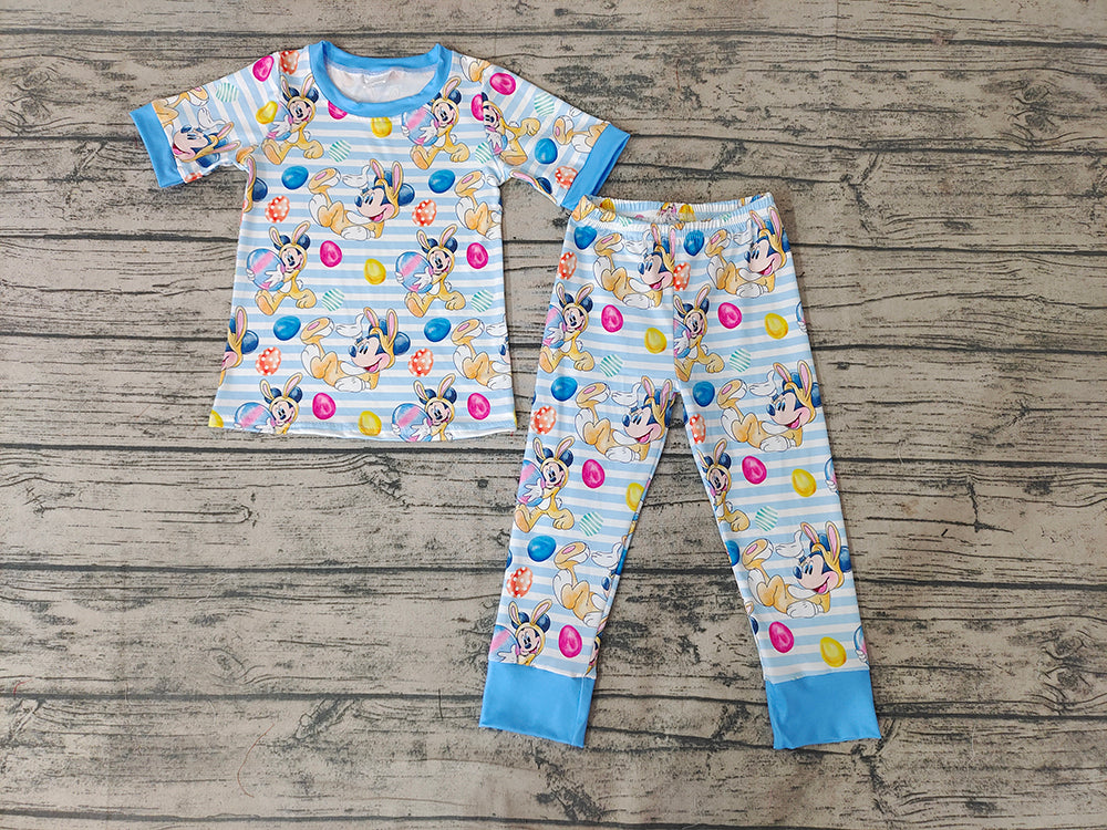 Baby Boys Eggs Easter Cartoon pajamas Pants sets