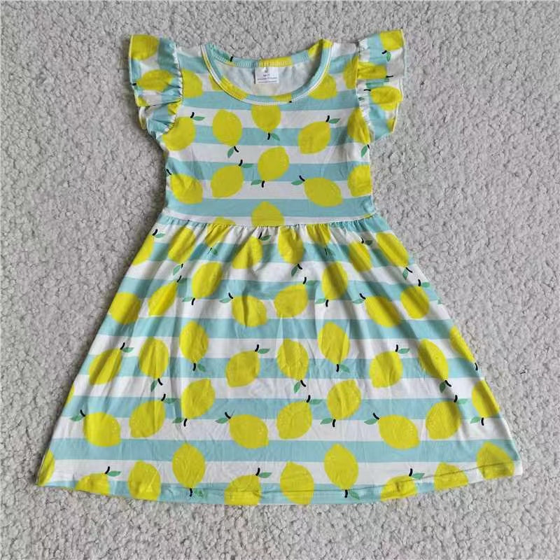 Baby girls lemon pearl dress221203