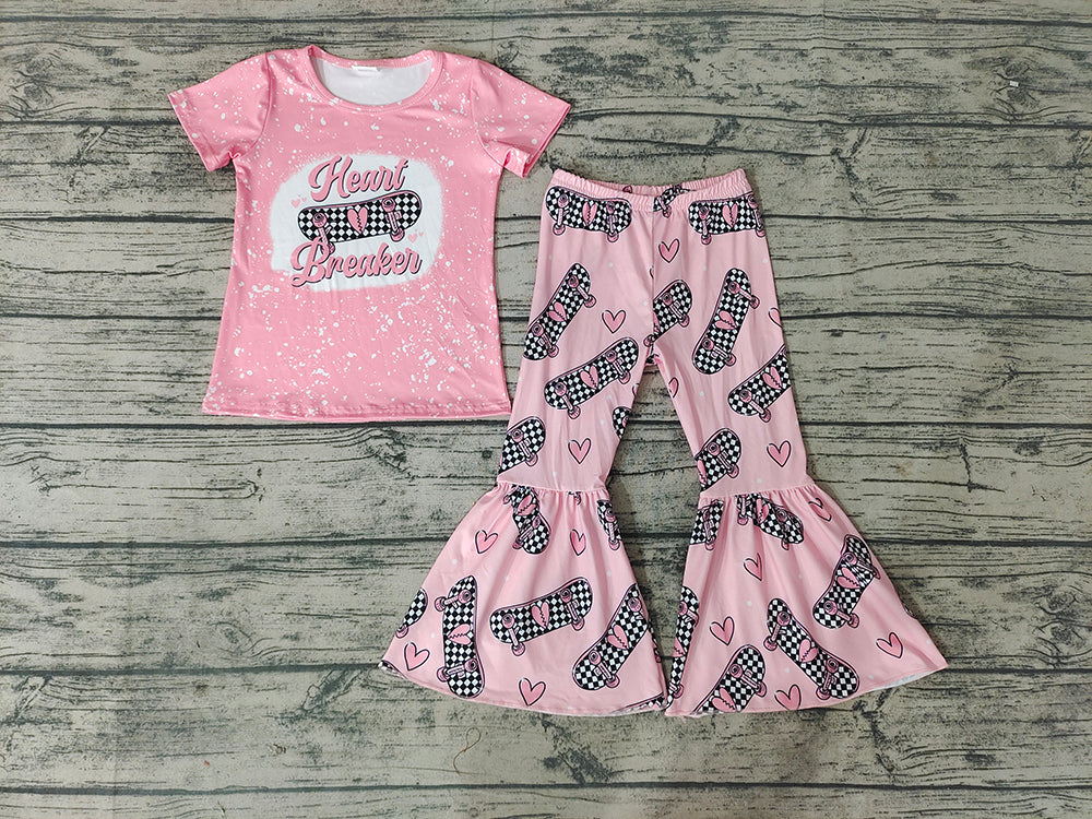 Baby Girls Pink Scooter Bell Pants sets