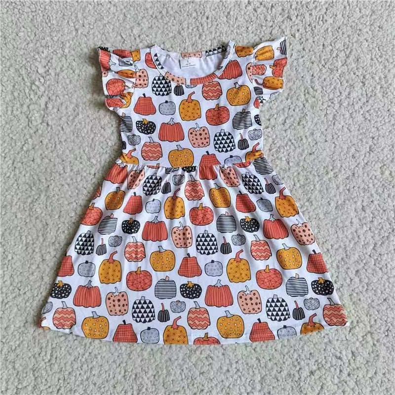 Baby girls pumpkin pearl dress221205