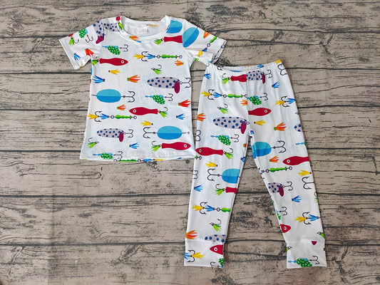 Baby Boys Fishing Pajamas Pants clothes sets