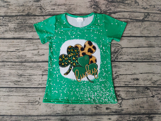 Baby Girls Lucky St Patrick Day shirts tops
