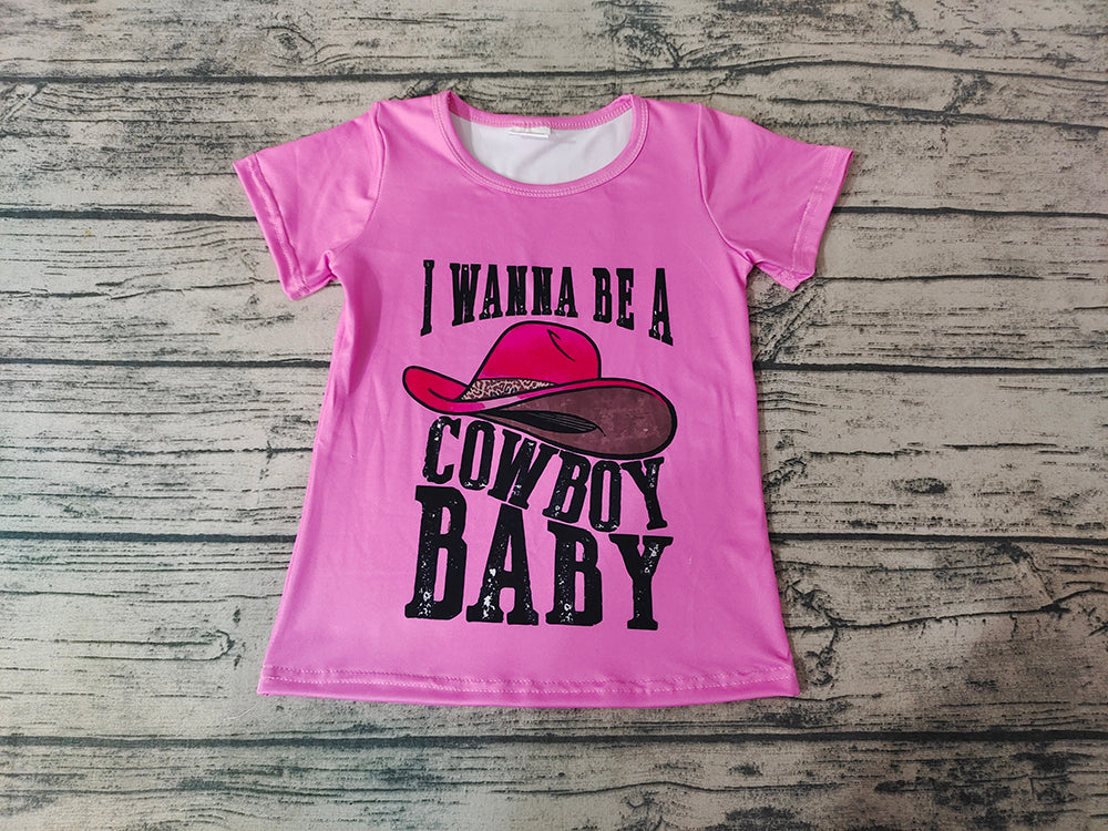 Girls Cowboy Baby Western shirts tops