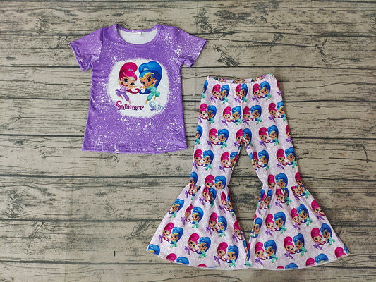 Baby Girls Cartoon Sister Bell Pants sets