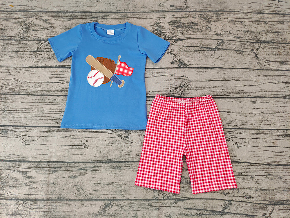 Baby Boys Baseball Summer Shorts Sets Clothes Sets