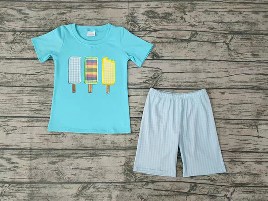 Baby Boys Popsicle Summer shorts Clothes Sets