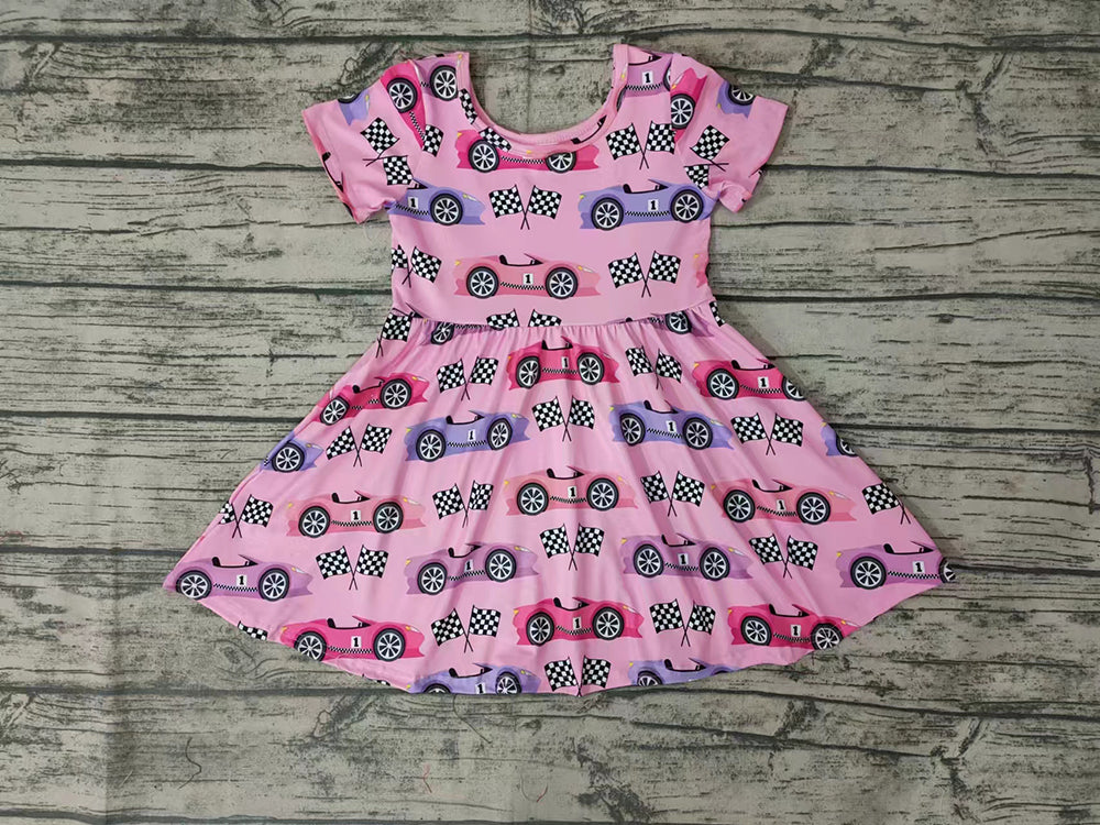 Baby Girls Racing Knee Length Dresses