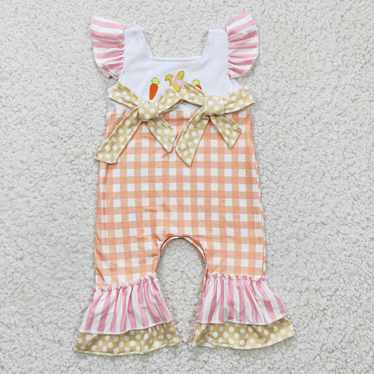 Baby Girls Easter Bunny Rabbit rompers