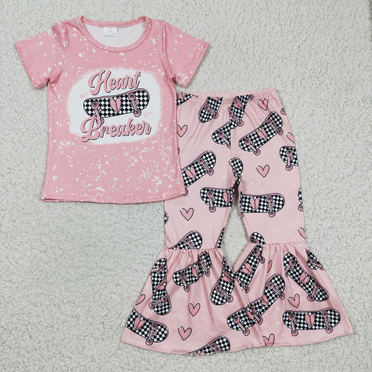 Baby Girls Pink Scooter Bell Pants sets