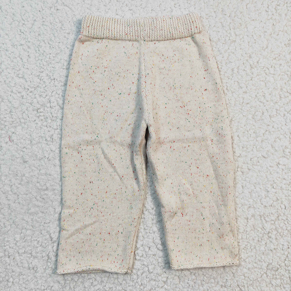 Baby Girls Ivory Woolen Sweater pants