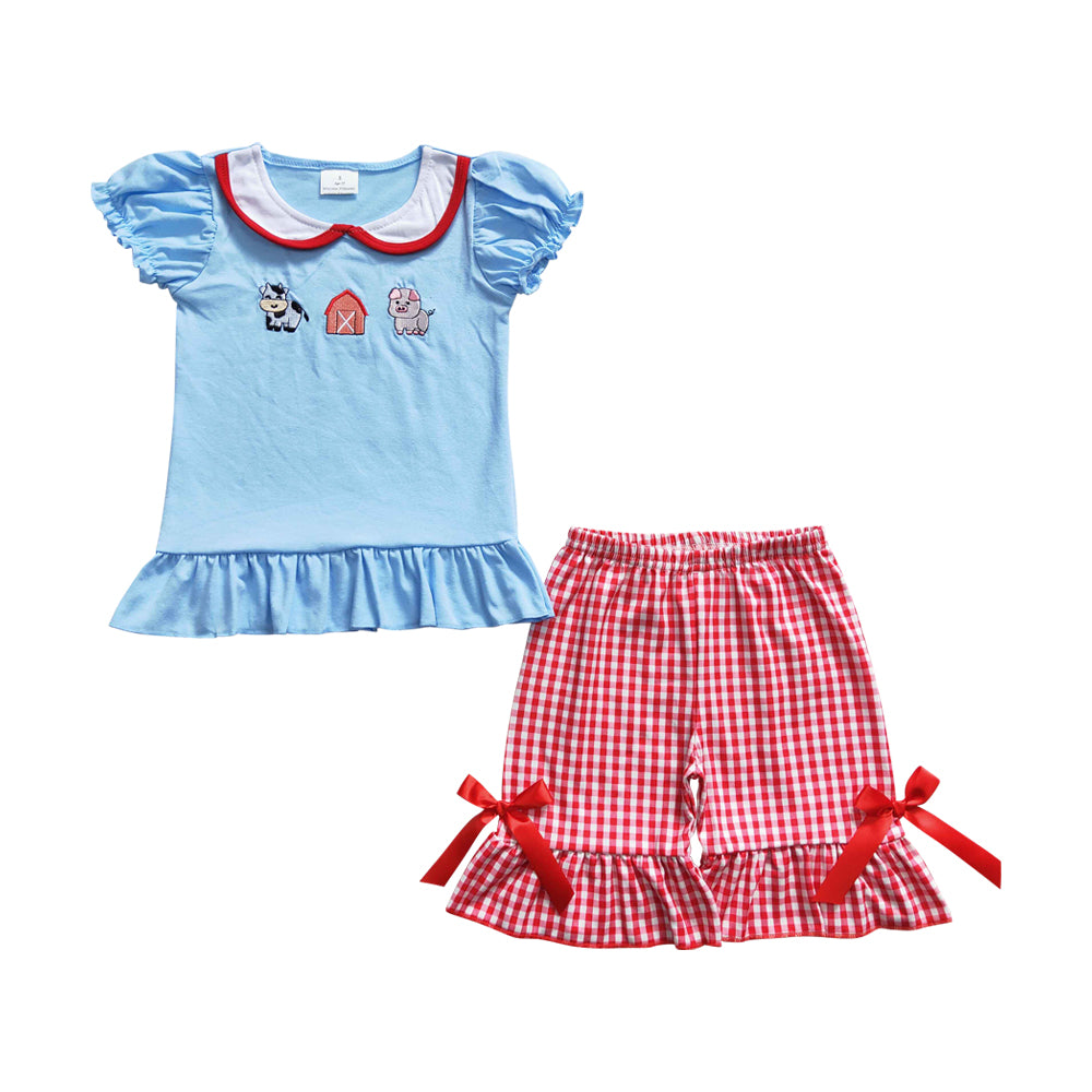 Baby Girls Farm Summer Shorts Sets