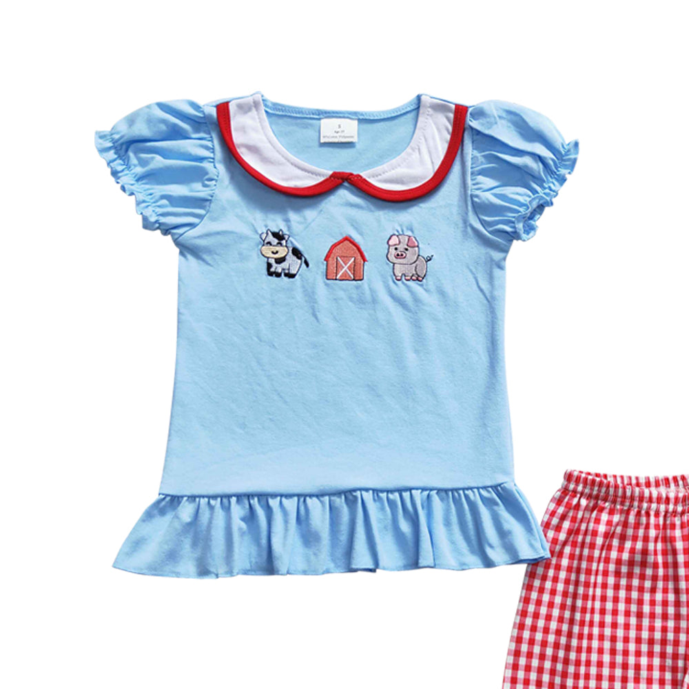 Baby Girls Farm Summer Shorts Sets