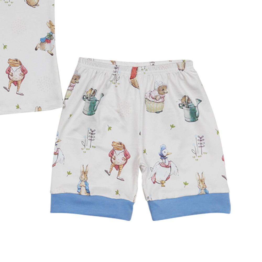 Baby Boys Easter Rabbit Shorts Sets Pajamas