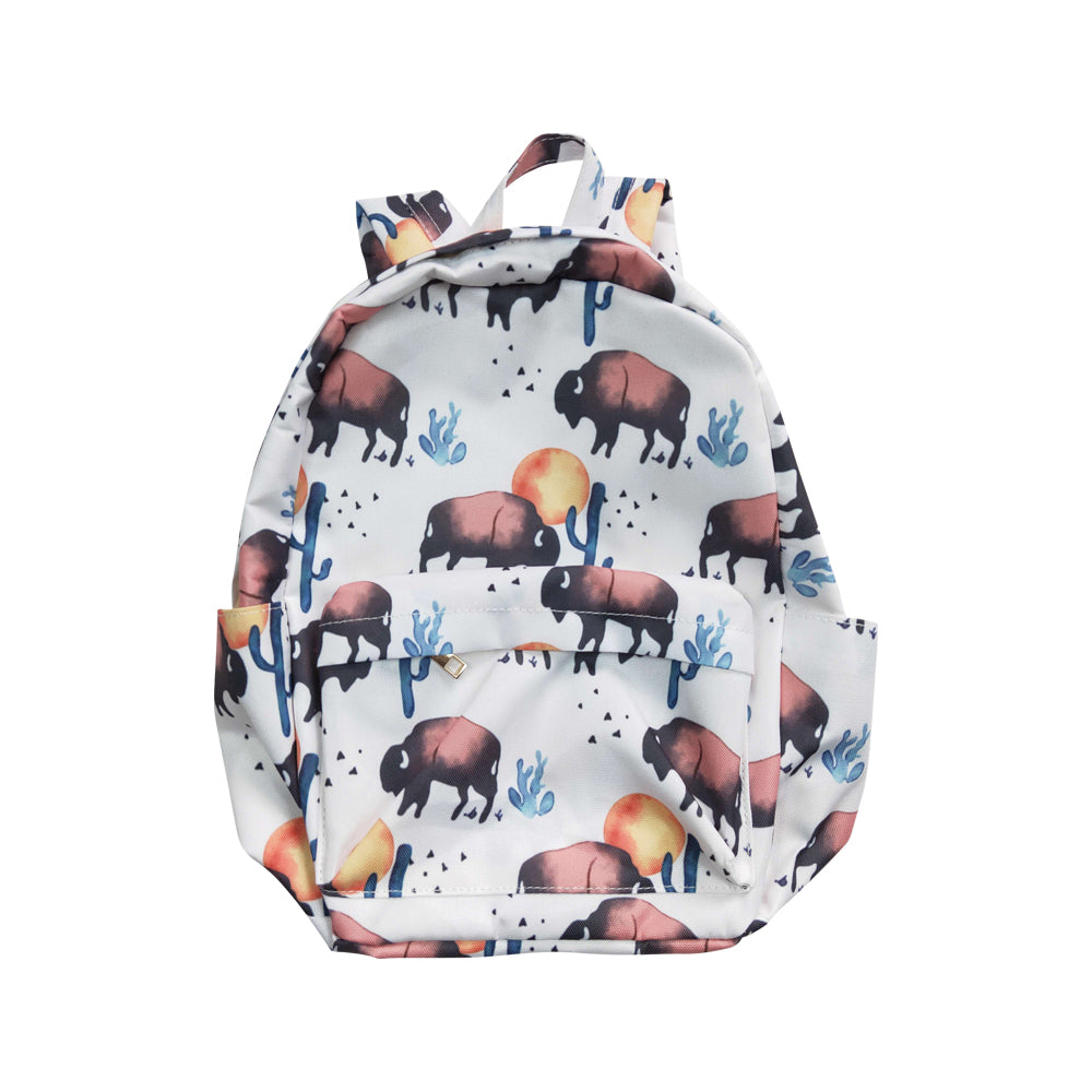 Kids Children Western Cow Back Bags