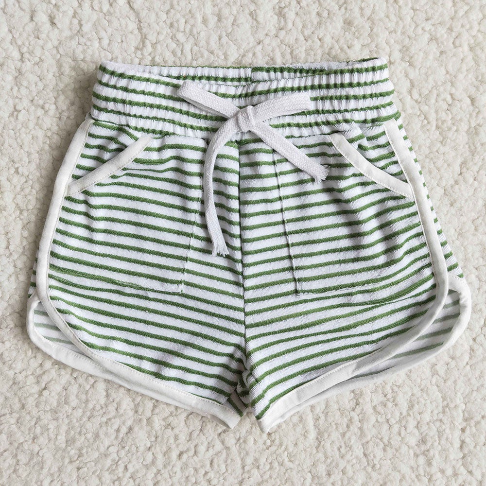 Baby girls summer sports design shorts 15