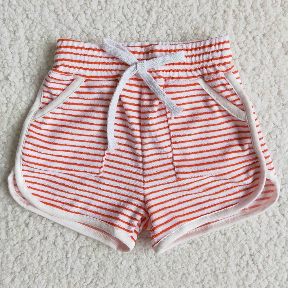 Baby girls summer sports design shorts 17