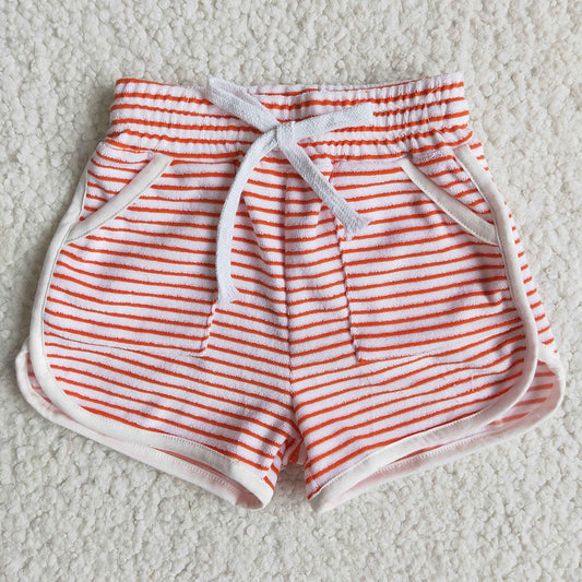 Baby girls summer sports design shorts 17