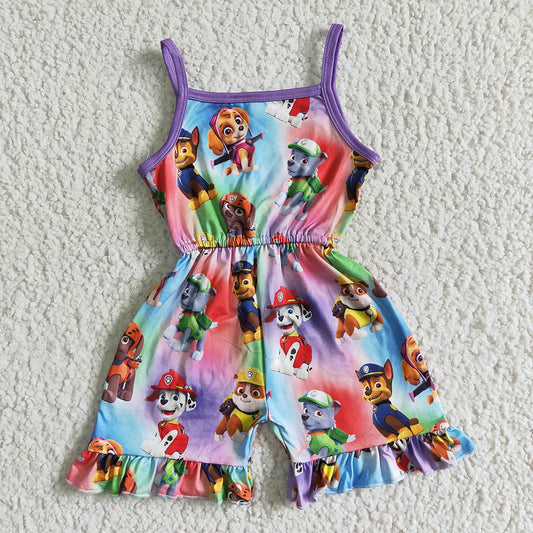 Baby girls cartoon dogs Jumpsuits