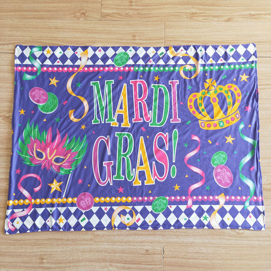 Mardi Gras blankets 2