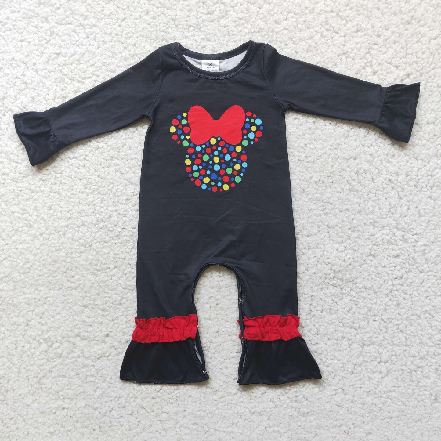 Baby girls mouse romper